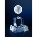 5 1/8" Golf Tower Optical Crystal Award